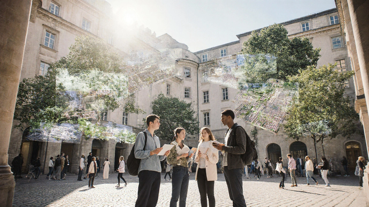 Studenti z Česka a Slovenska společně navrhují obnovu městského prostoru v historickém dvoře.