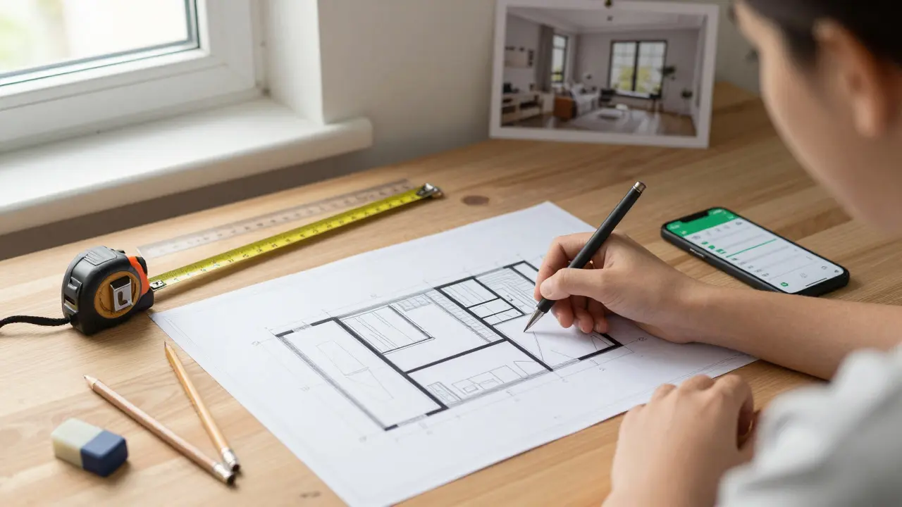 Jak kreslit pokoj: průvodce pro začátečníky s kroky a tipy