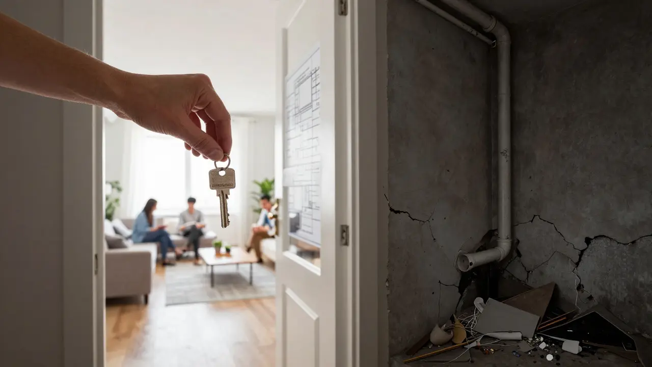 Klíč přeměněný na plán, který otevírá dokonalý byt.