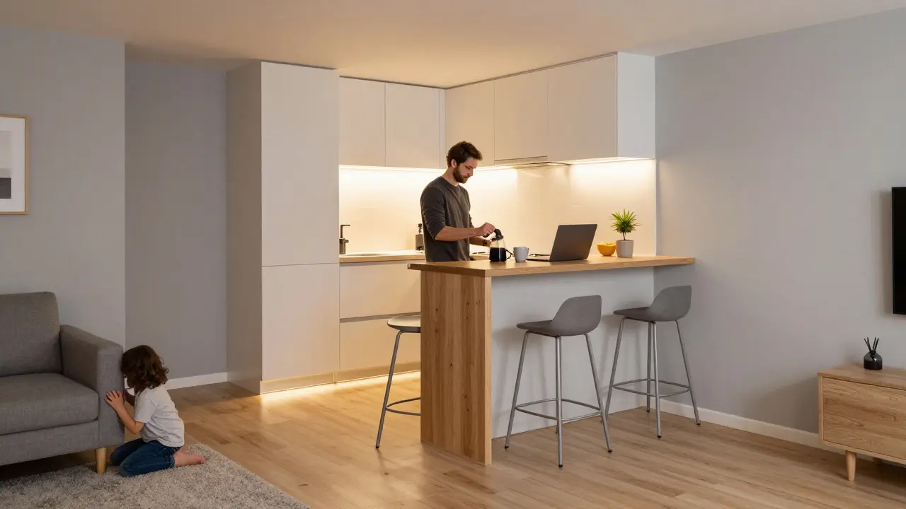 Co je obytná kuchyně? Jak vytvořit prostor, kde se jí, pracuje a žije