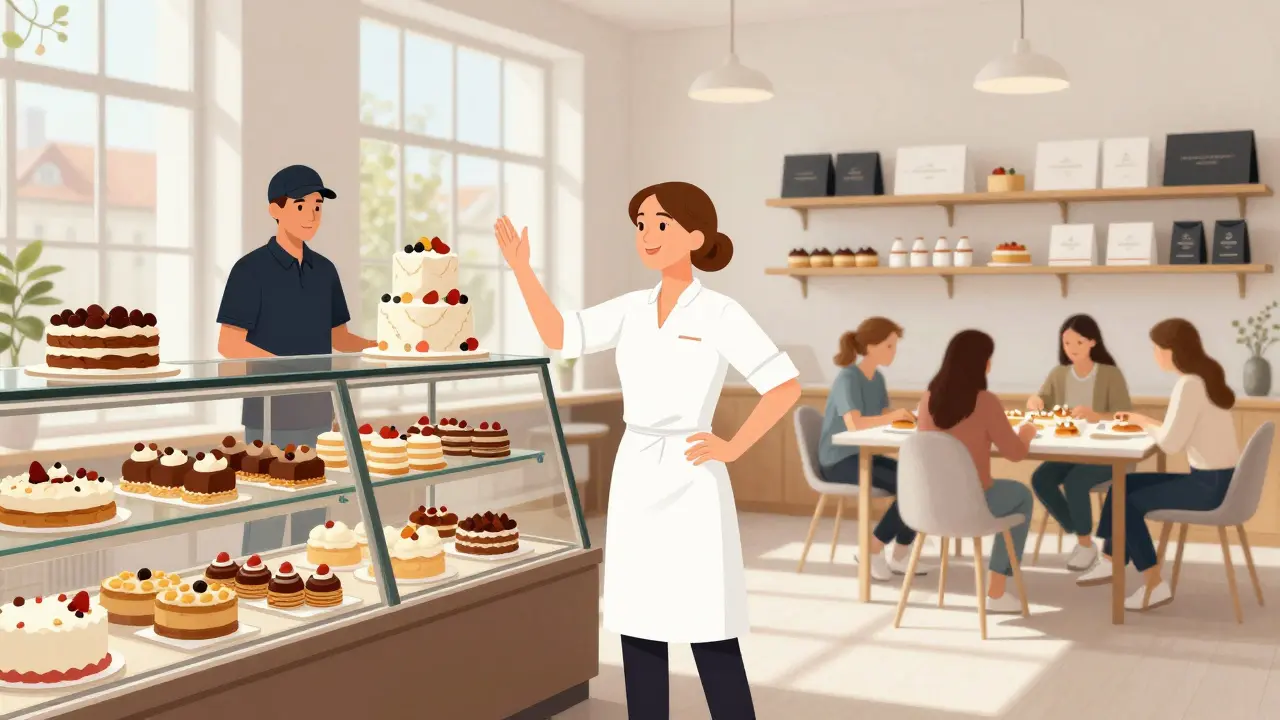 Úspěšná česká cukrářka s třemi příjmovými kanály: dorty, kurzy a dodávky.